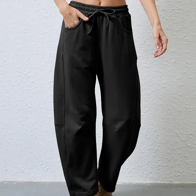 Women's Elastic Waisted Wide Leg