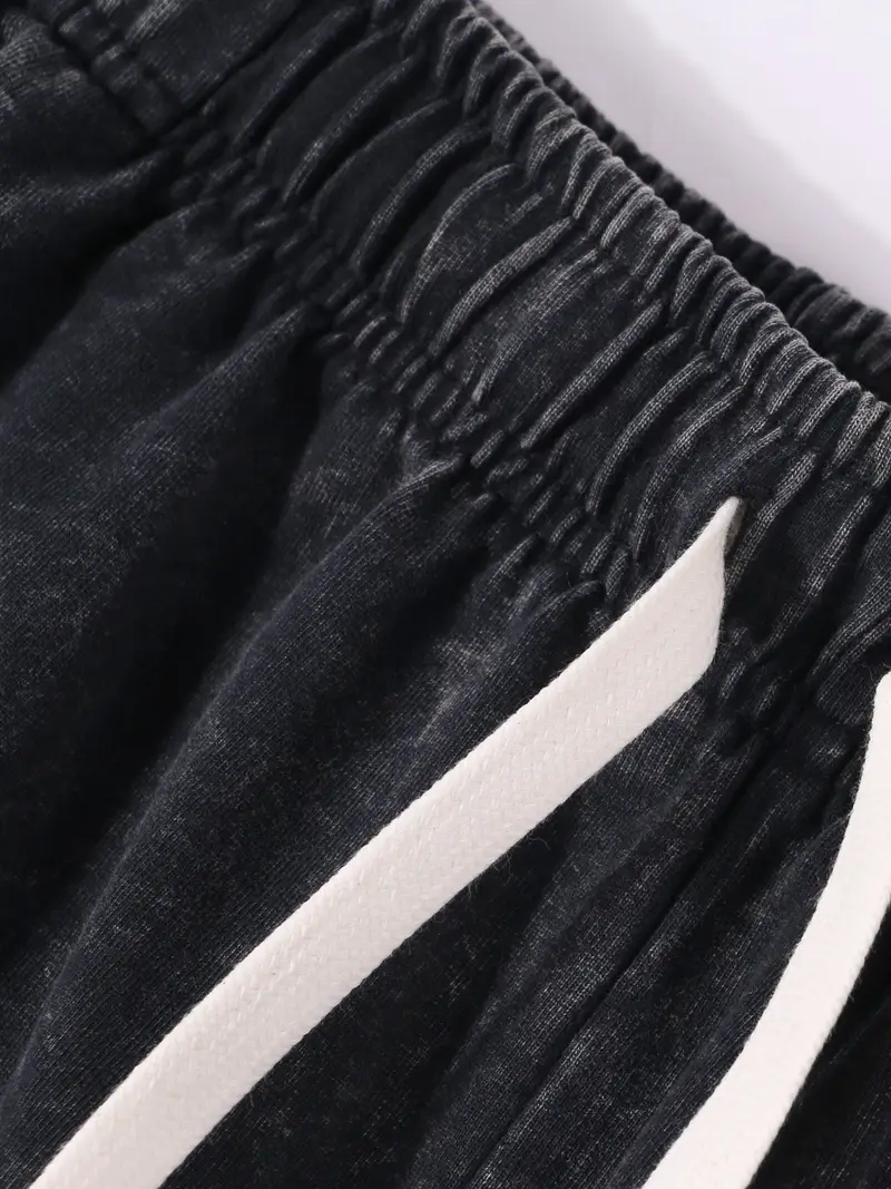 MODELO Men's Vintage Washed Casual Shorts - Image 3