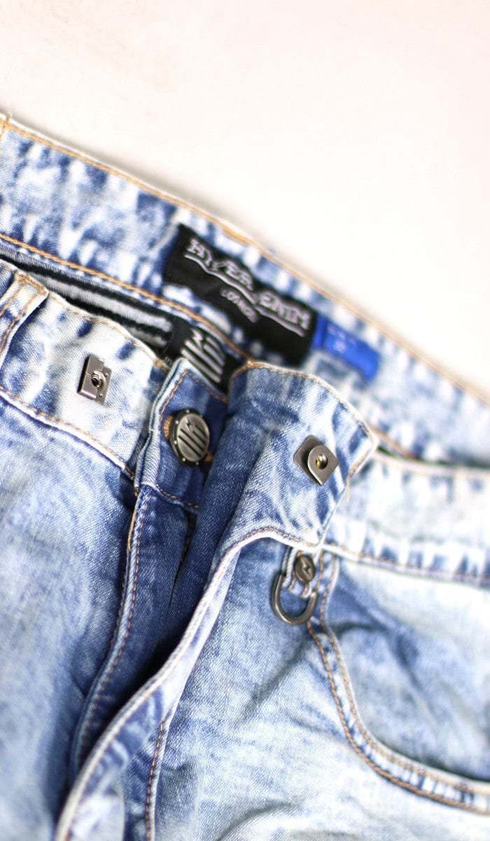 Hyper Blue Ara Biker Jeans - Image 7