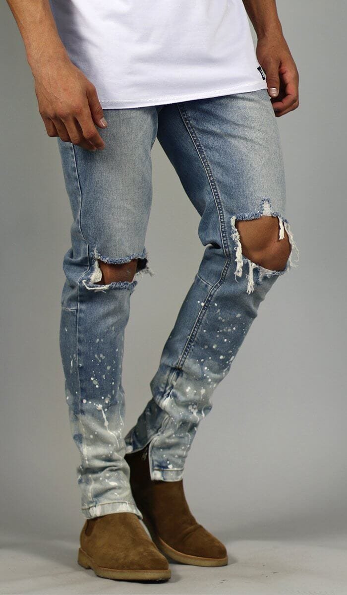 Flame Nate Zipper Jeans - Image 5