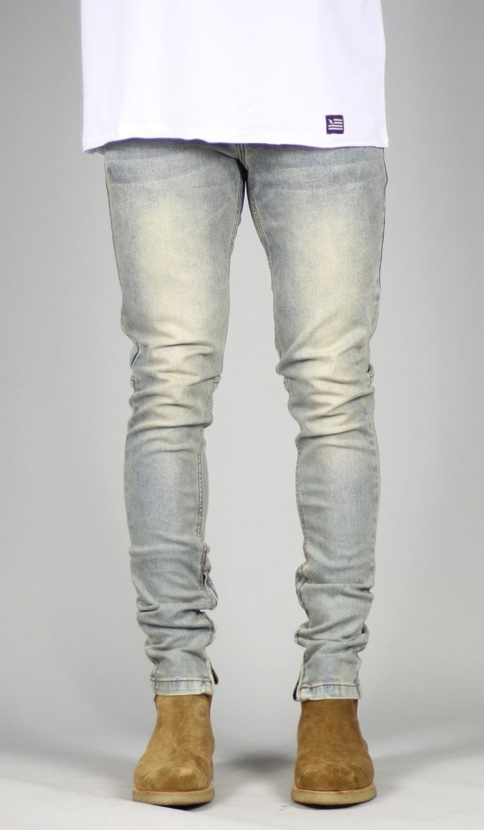 Vintage Stack Zipper Jeans - Image 7
