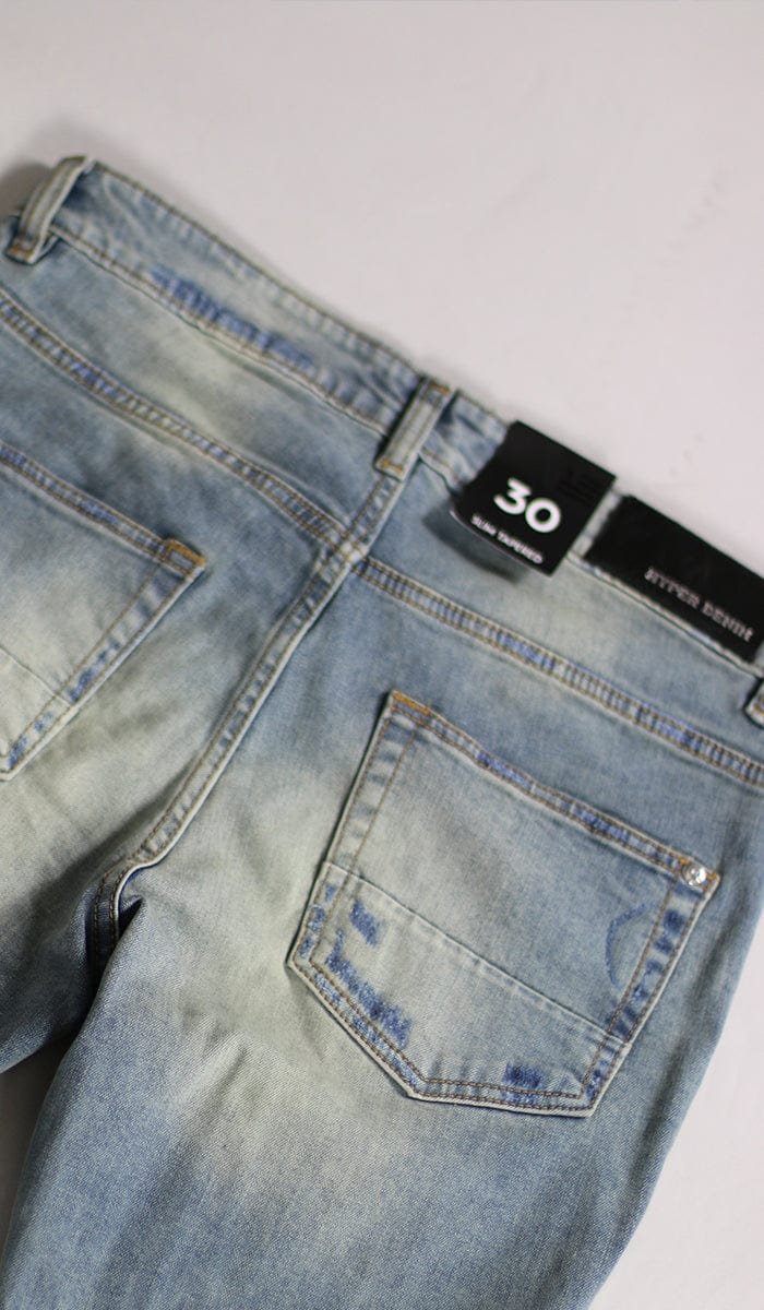Indigo Patch Jeans - Image 9