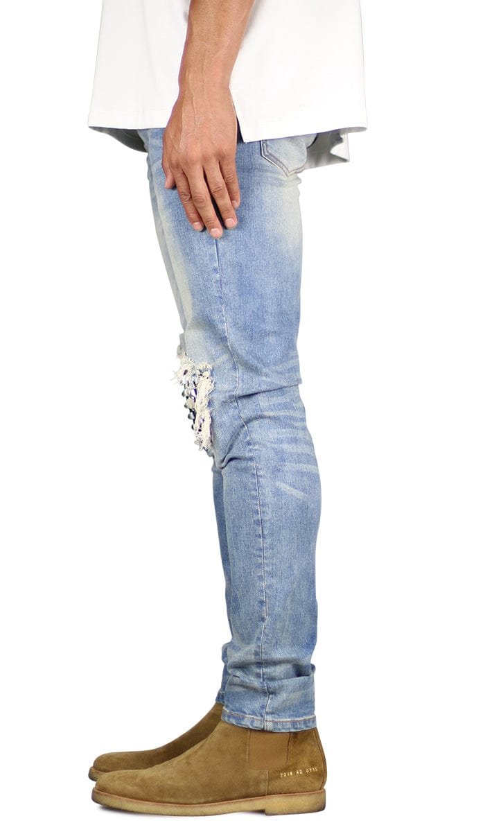 M.Blue Studded Jeans - Image 3