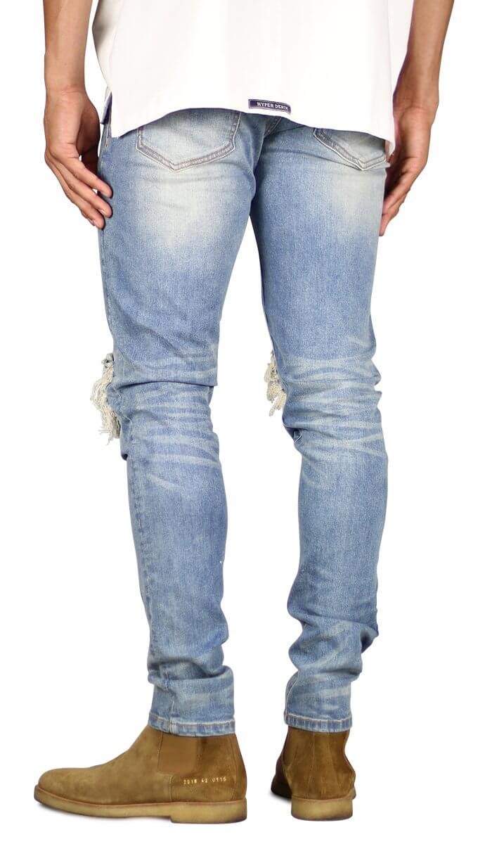 M.Blue Studded Jeans - Image 4