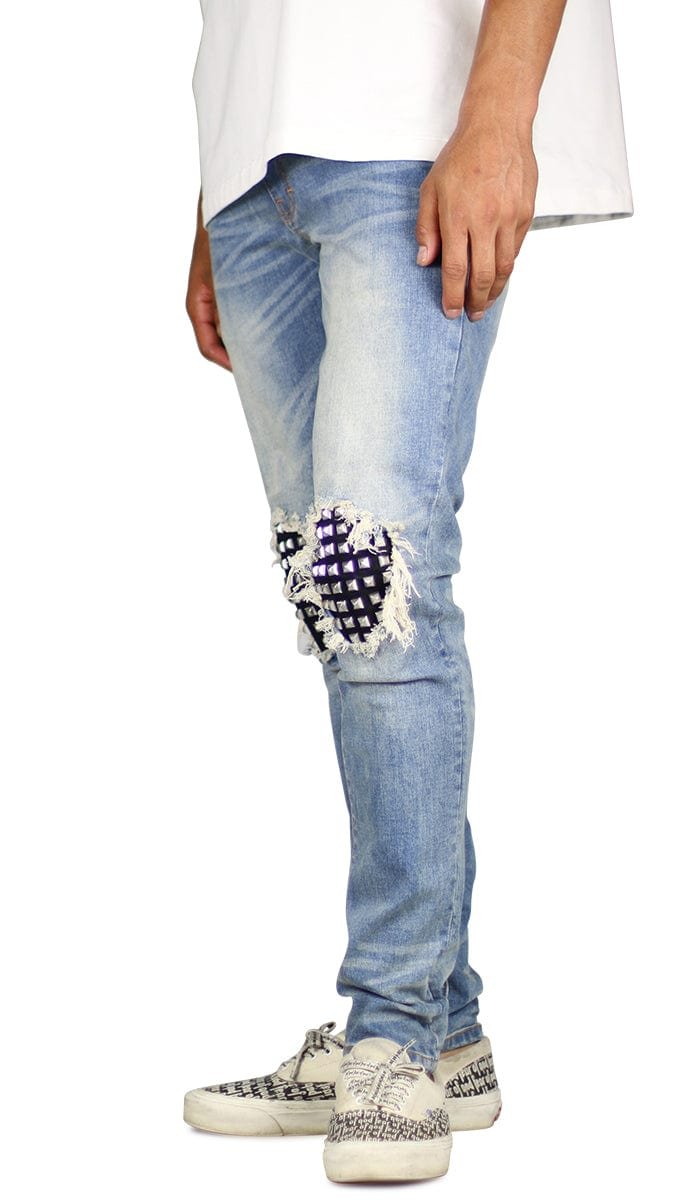 M.Blue Studded Jeans - Image 6