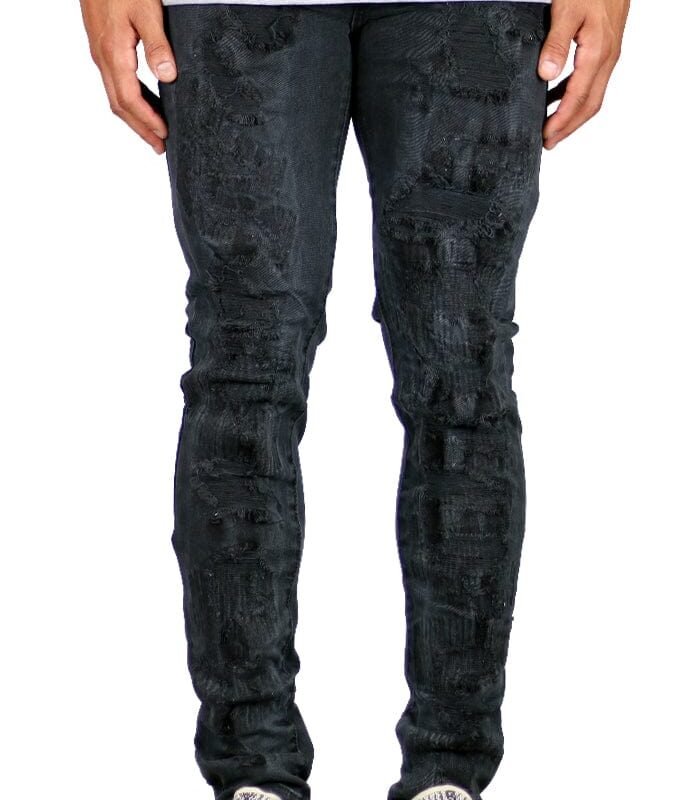 Fade Black Thrasher Jeans