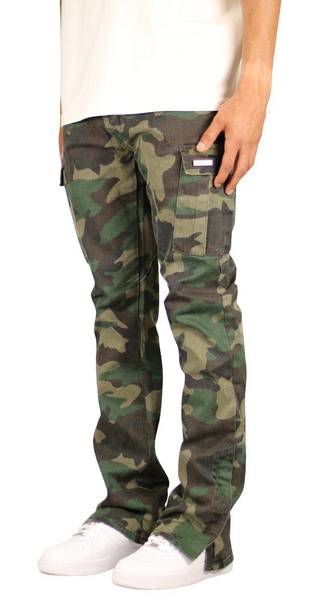 Camo Flare Cargo Pants - Image 2