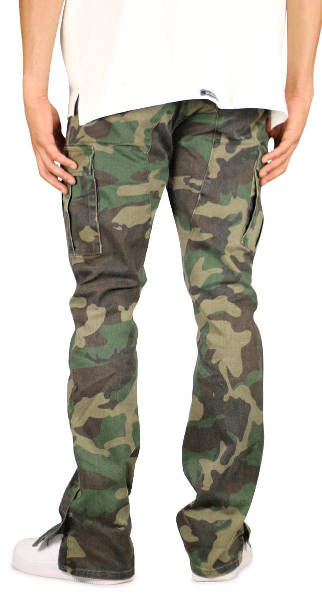 Camo Flare Cargo Pants - Image 4