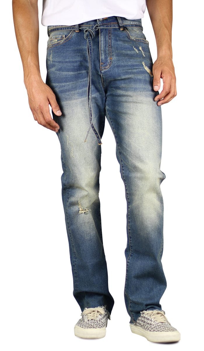 Deep Blue Straight Jeans - Image 5