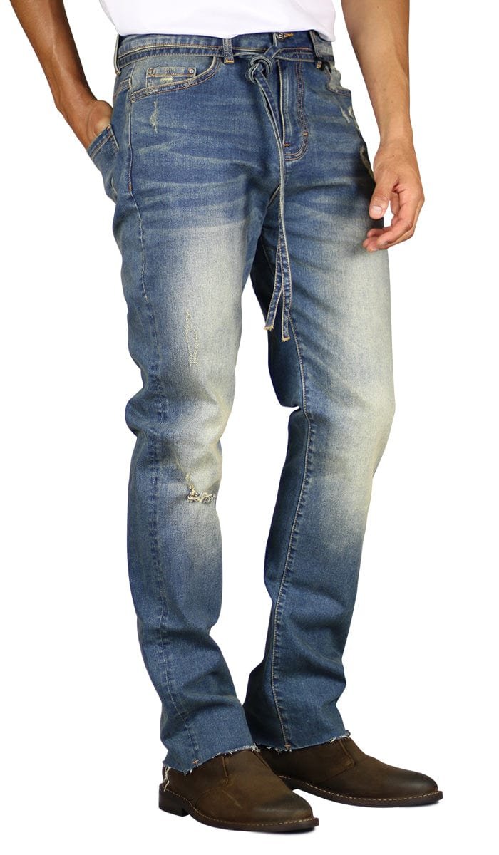 Deep Blue Straight Jeans - Image 7