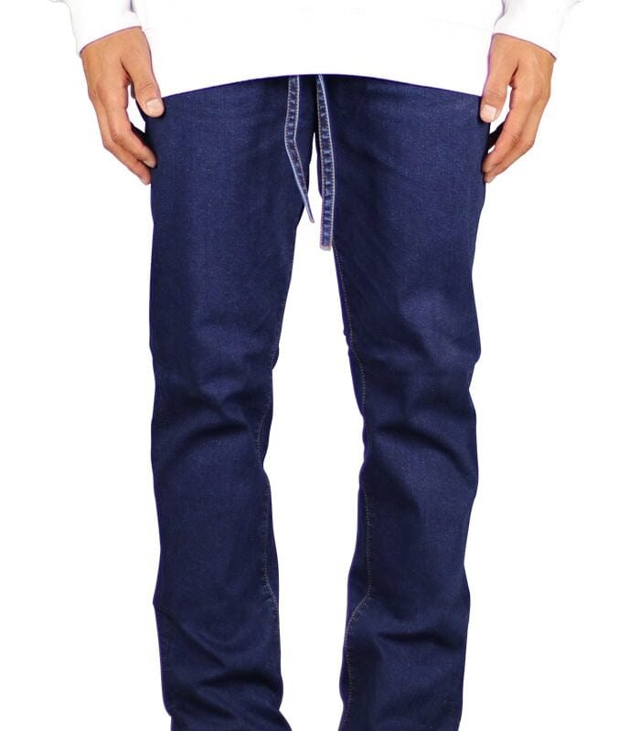 Raw Indigo Straight Jeans