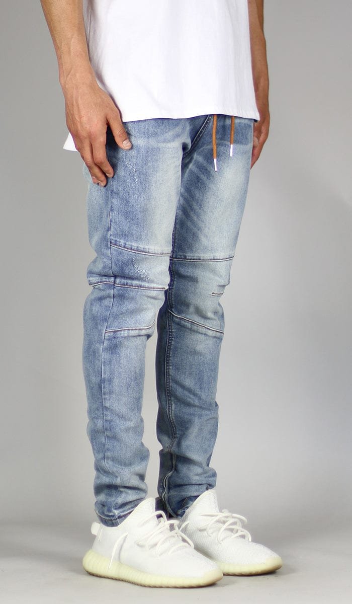 M.Blue Gnu Zipper Jeans - Image 3