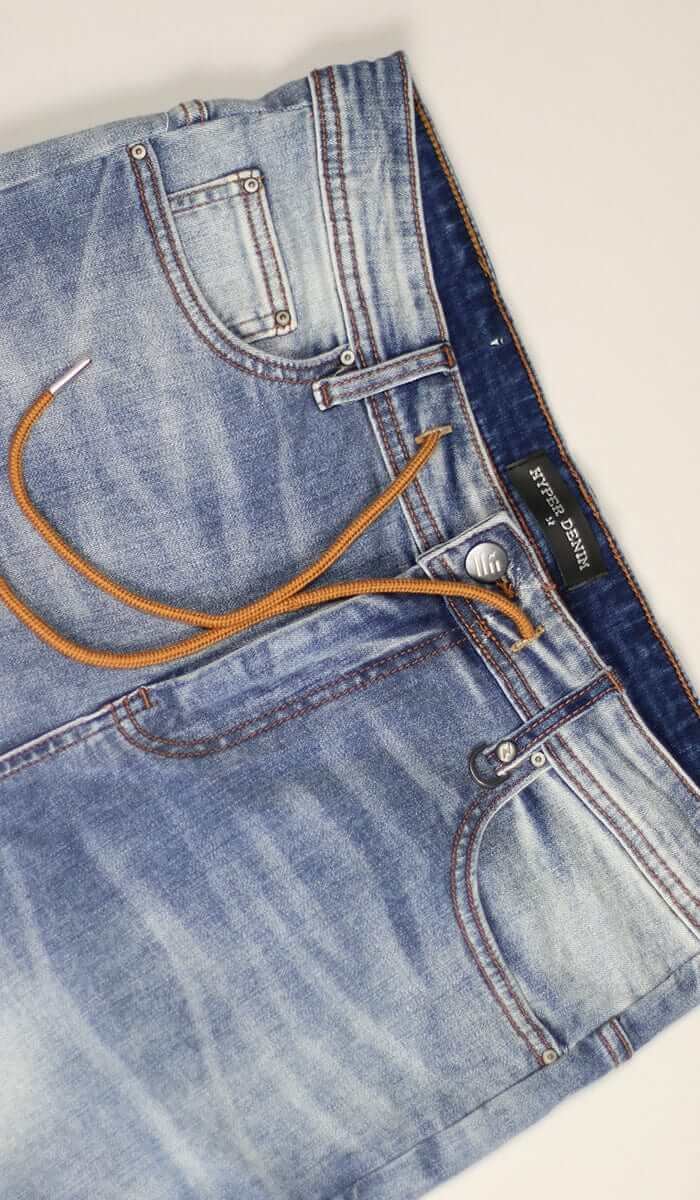 M.Blue Gnu Zipper Jeans - Image 9