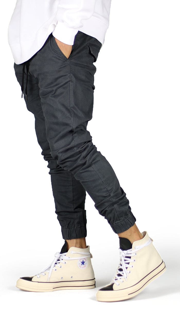 Charcoal Drop Crotch Joggers - Image 8