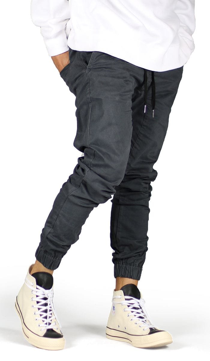Charcoal Drop Crotch Joggers - Image 9