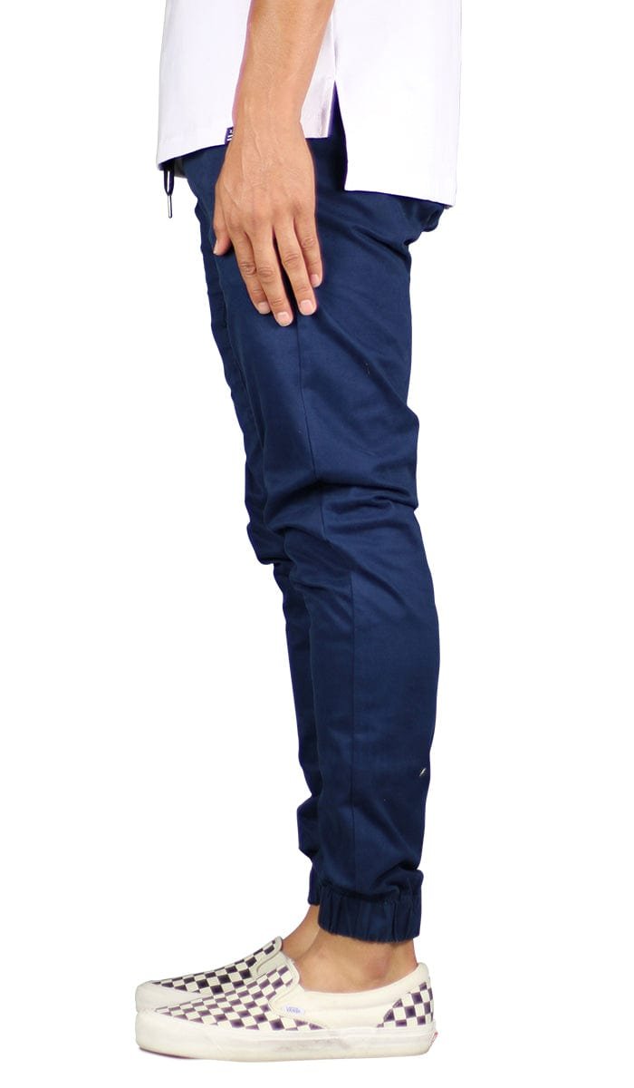 DK.Navy Drop Crotch Joggers - Image 3
