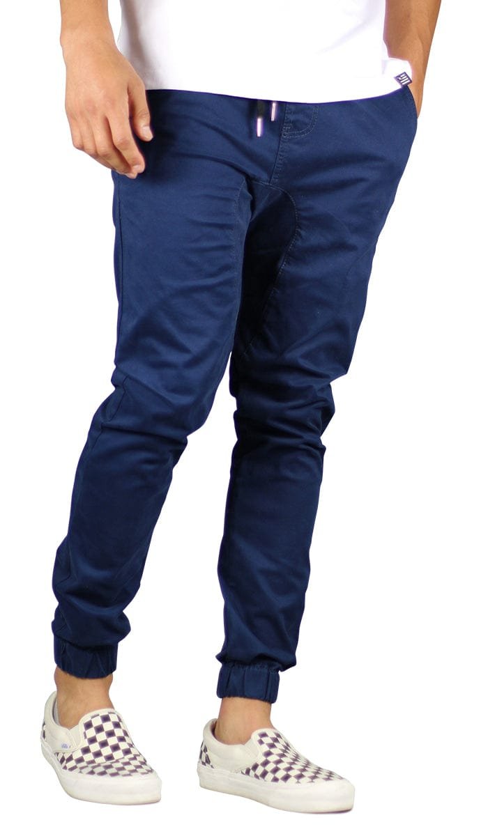 DK.Navy Drop Crotch Joggers - Image 5