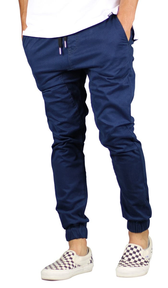 DK.Navy Drop Crotch Joggers - Image 4