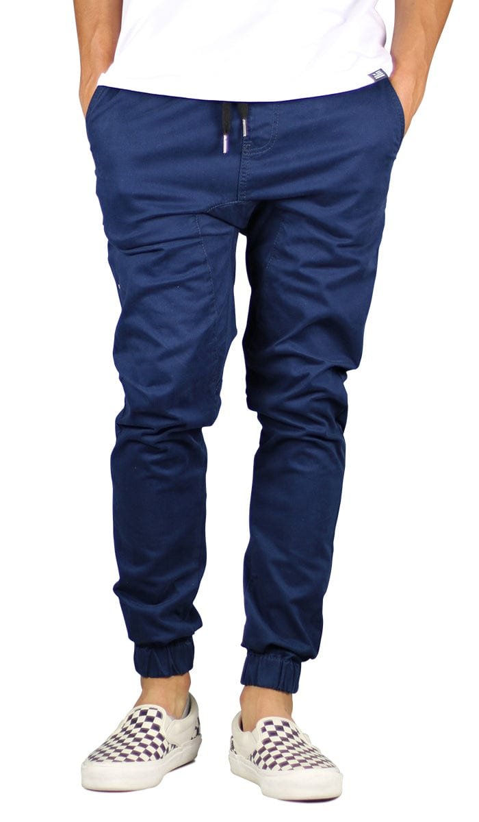 DK.Navy Drop Crotch Joggers - Image 6