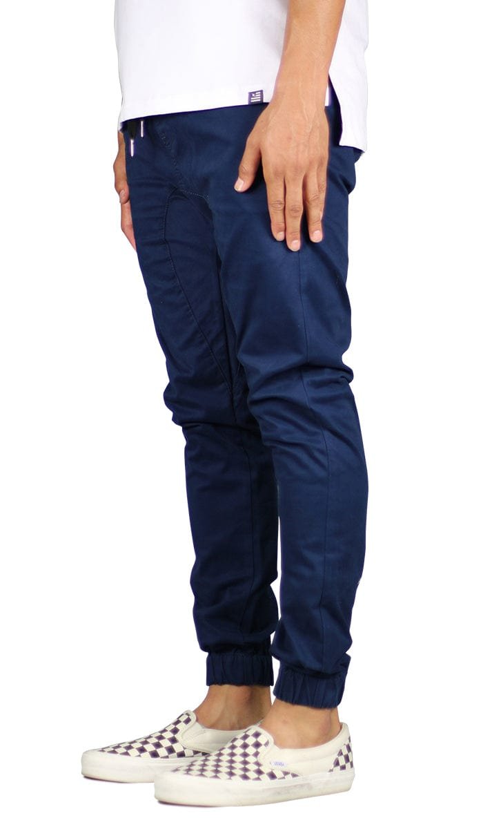 DK.Navy Drop Crotch Joggers - Image 2