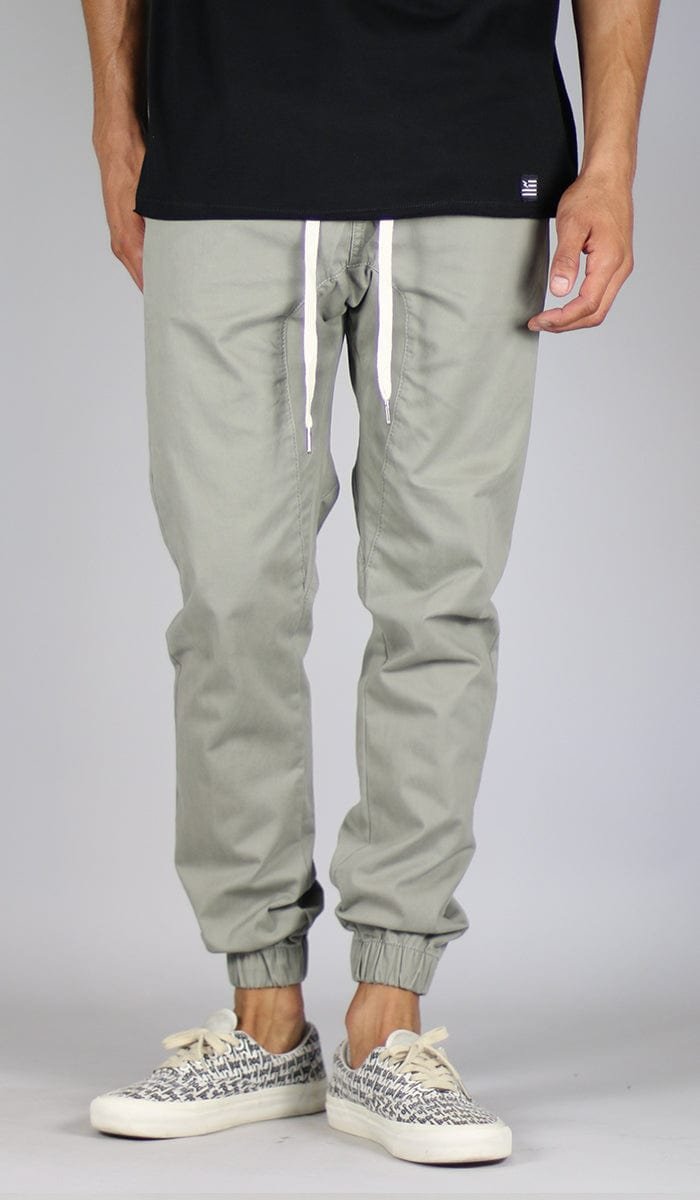 LT. Olive Drop Crotch Joggers - Image 4