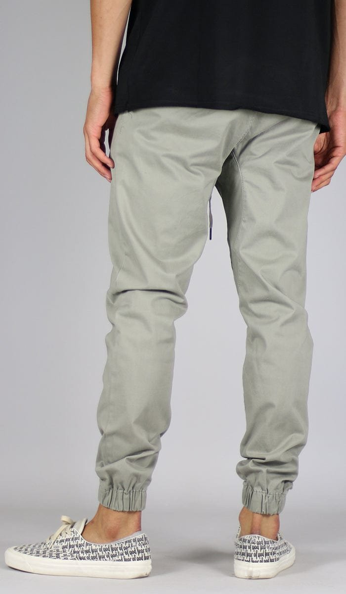 LT. Olive Drop Crotch Joggers - Image 5
