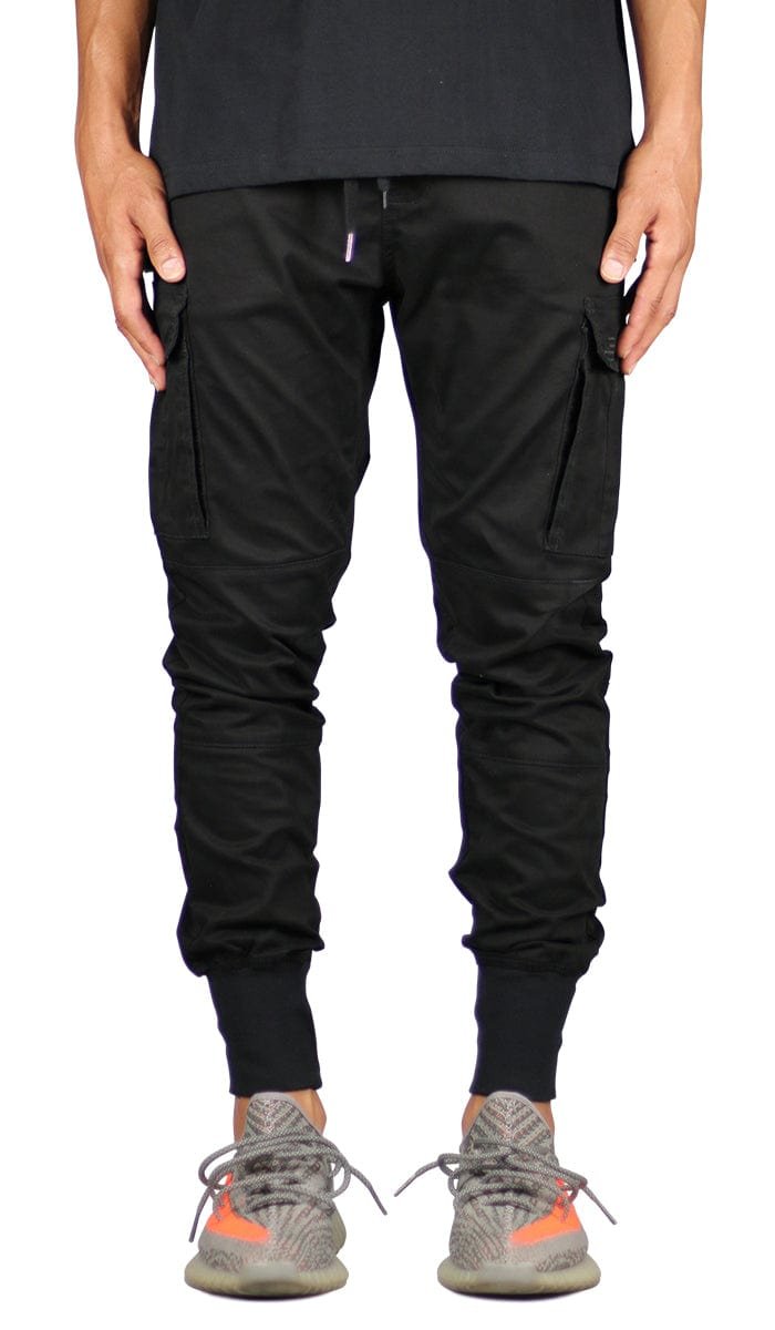 Black Cargo Joggers - Image 4