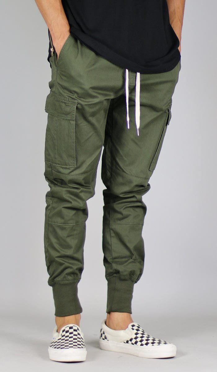 Olive Cargo Joggers - Image 5