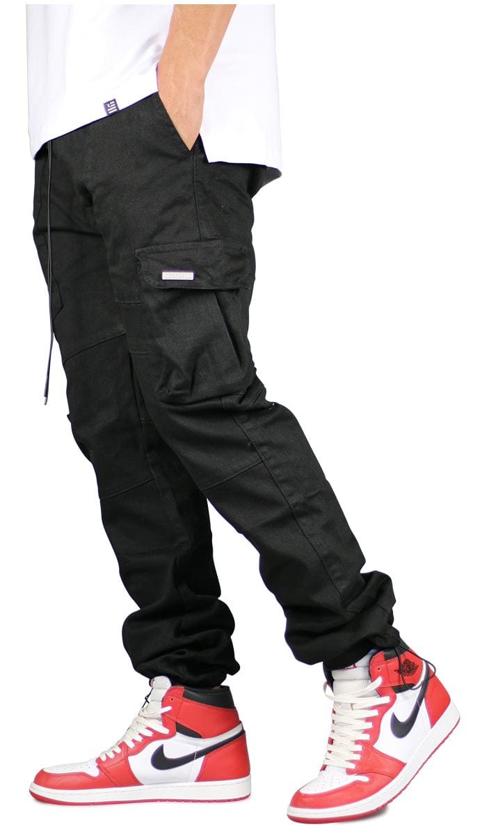 Black Straight Cargo Pants - Image 6