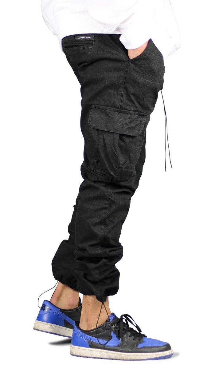 Black Straight Cargo Pants - Image 9