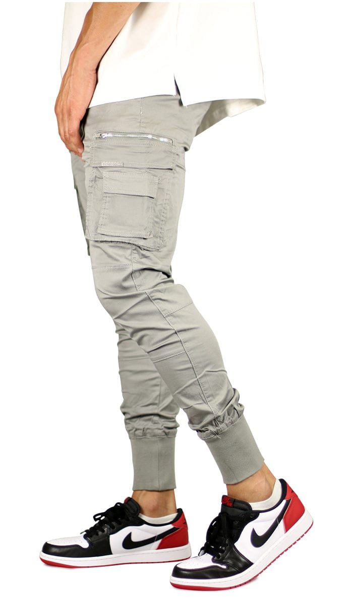 Gray Cool Cargo Joggers - Image 4