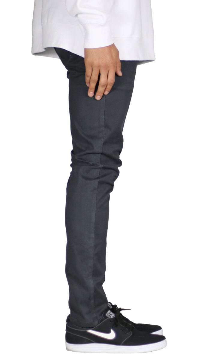 Charcoal Skater Chino Pants - Image 3
