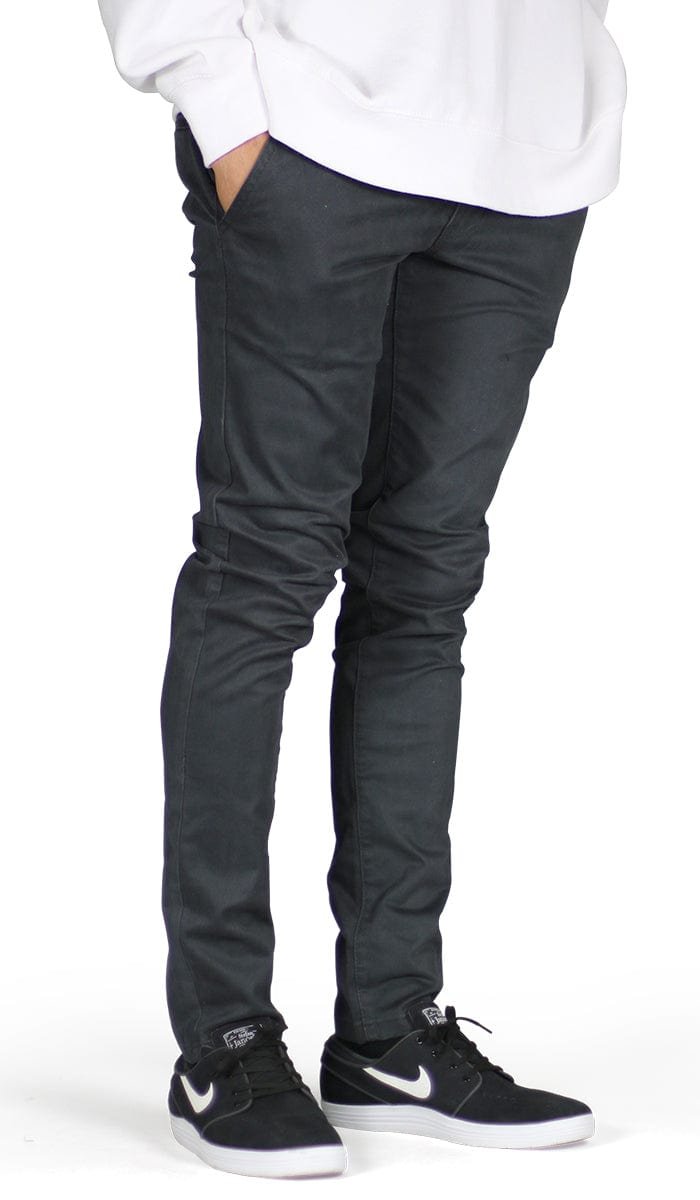 Charcoal Skater Chino Pants - Image 4