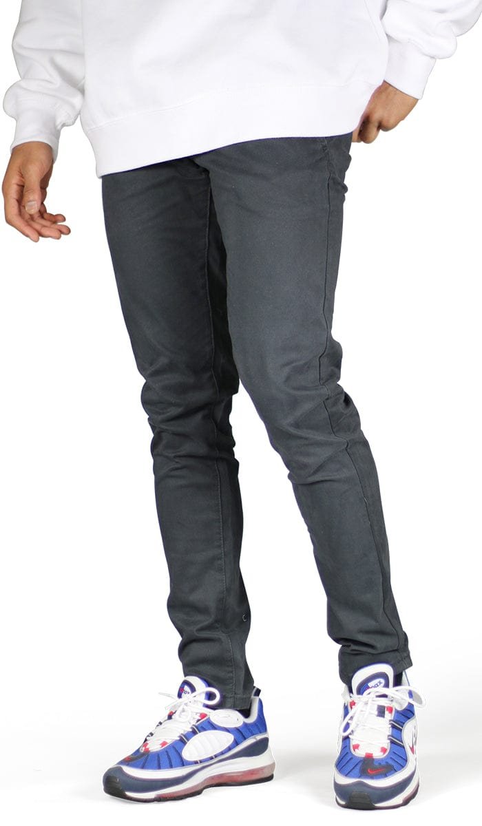 Charcoal Skater Chino Pants - Image 8