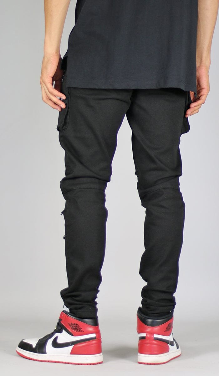 Black Cargo Pants - Image 6