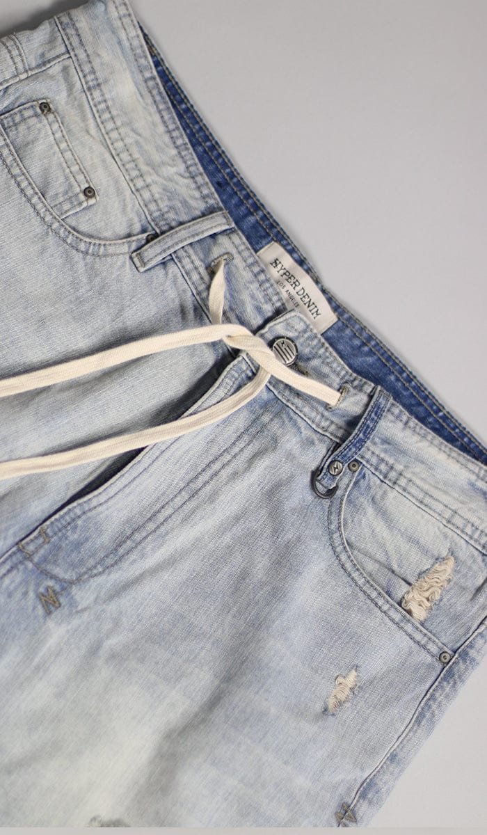 Ripped Denim Shorts - Image 8