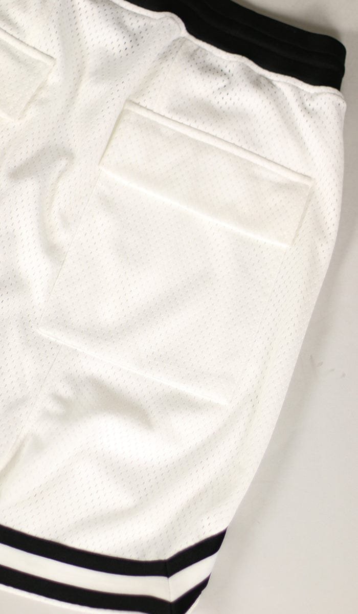 White Mesh Shorts - Image 5