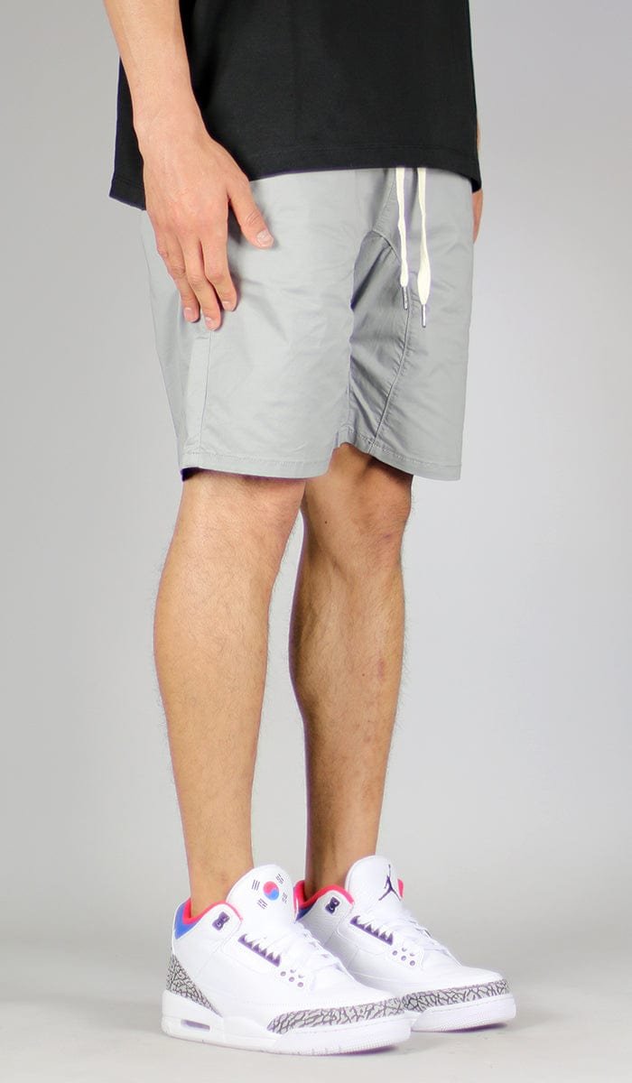 Gray Drop Crotch Shorts - Image 2