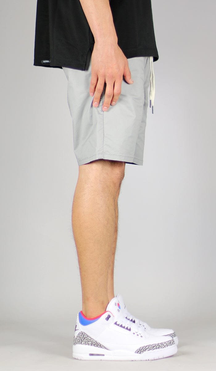 Gray Drop Crotch Shorts - Image 3