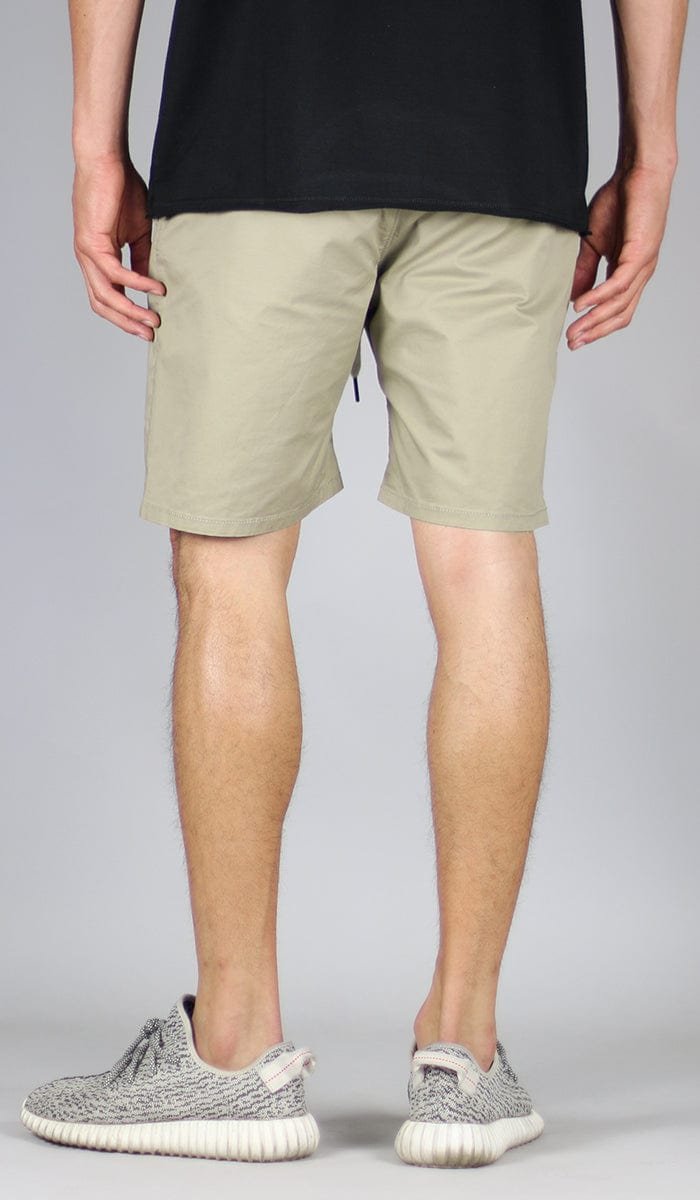 Khaki Drop Crotch Shorts - Image 7
