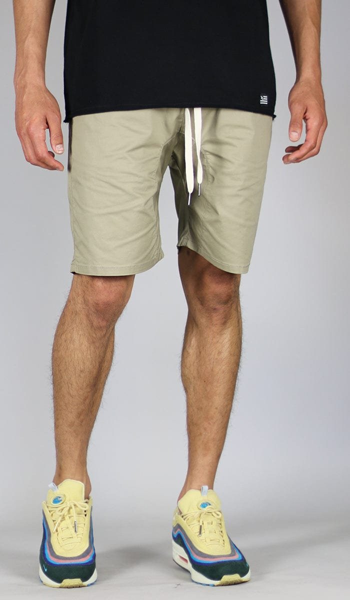 Khaki Drop Crotch Shorts - Image 5