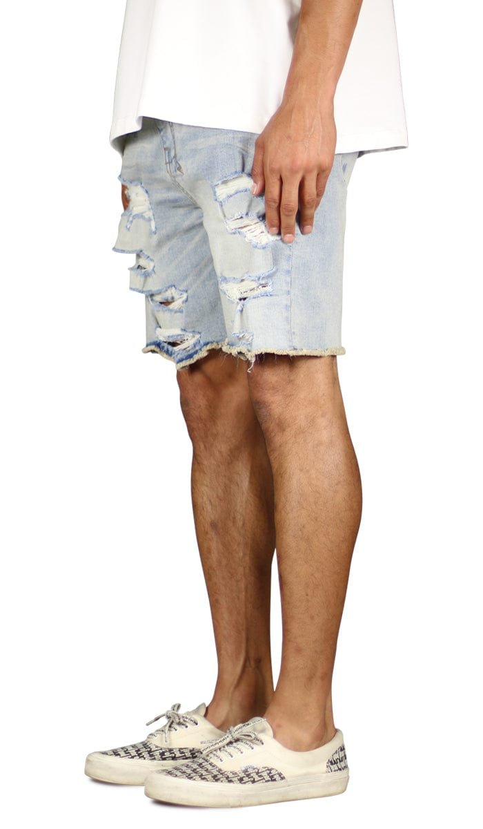 LT.Blue Thrasher Denim Shorts - Image 2