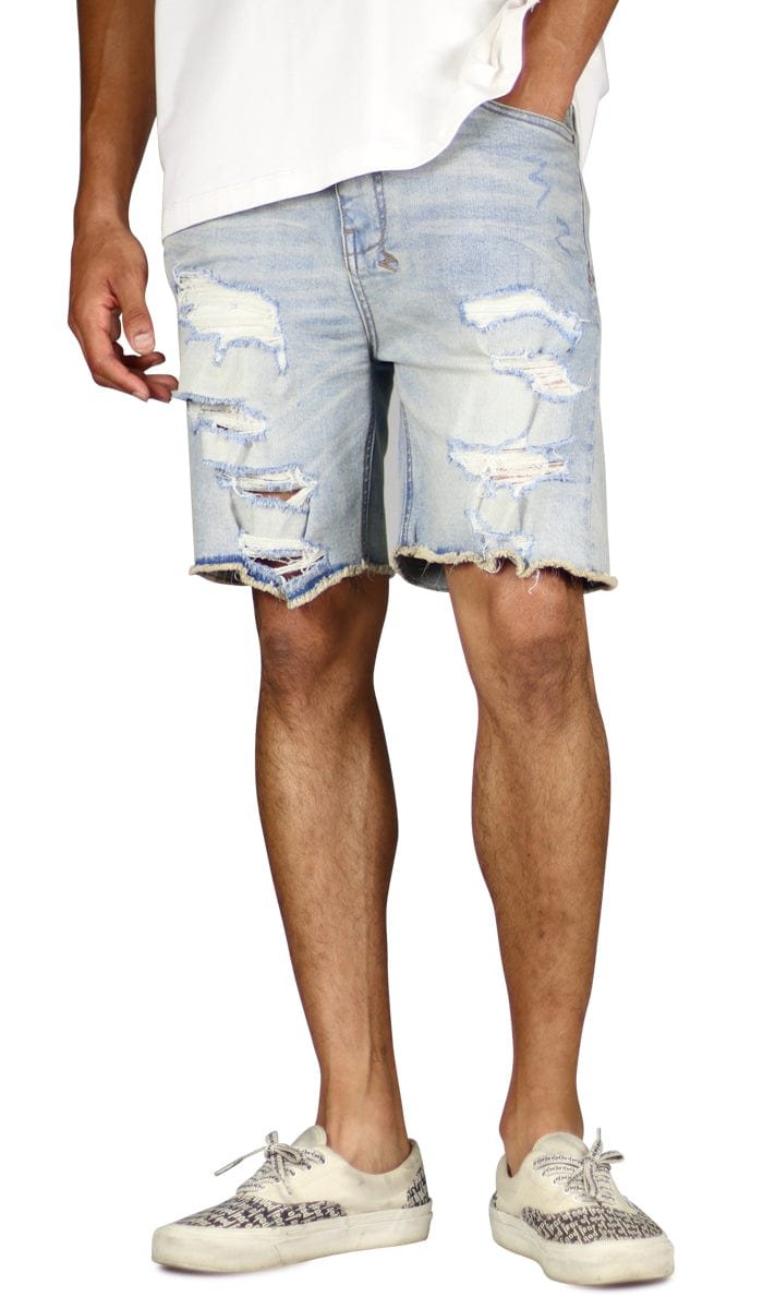 LT.Blue Thrasher Denim Shorts - Image 6