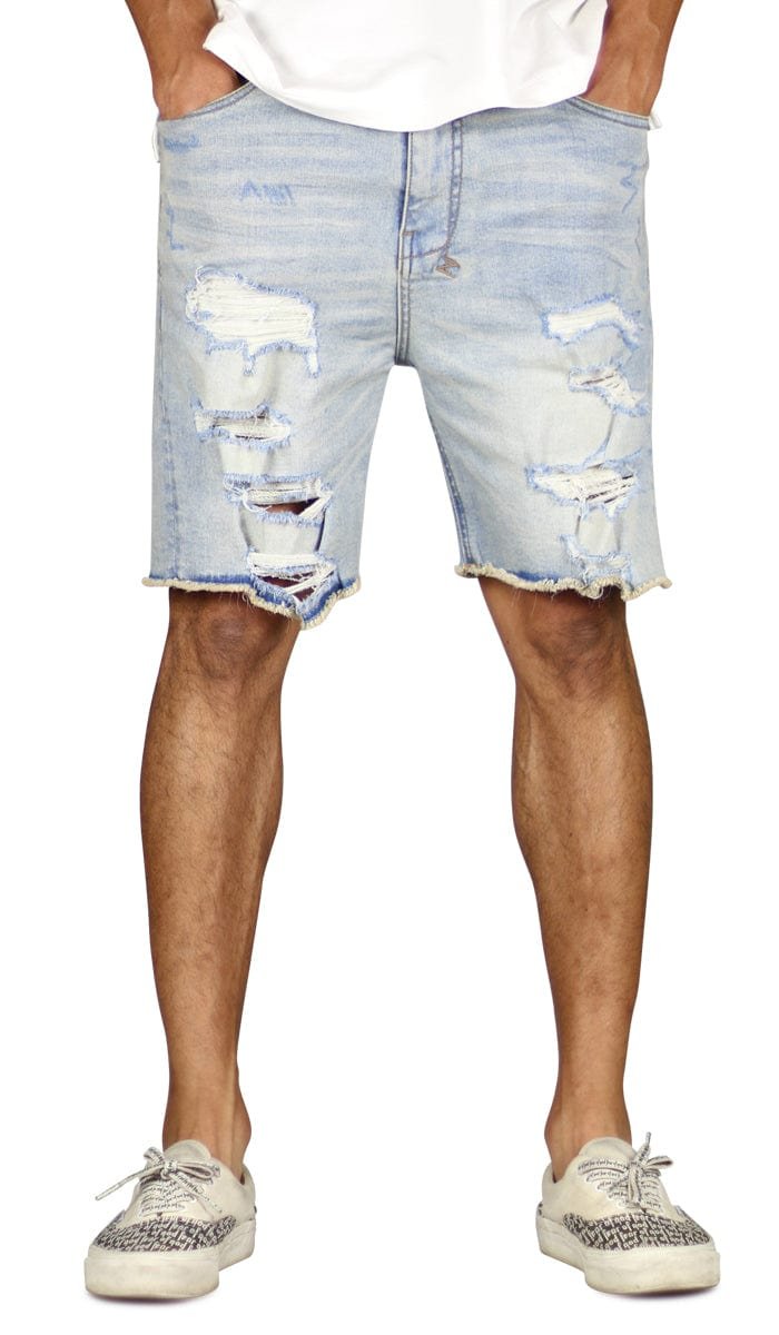 LT.Blue Thrasher Denim Shorts - Image 7