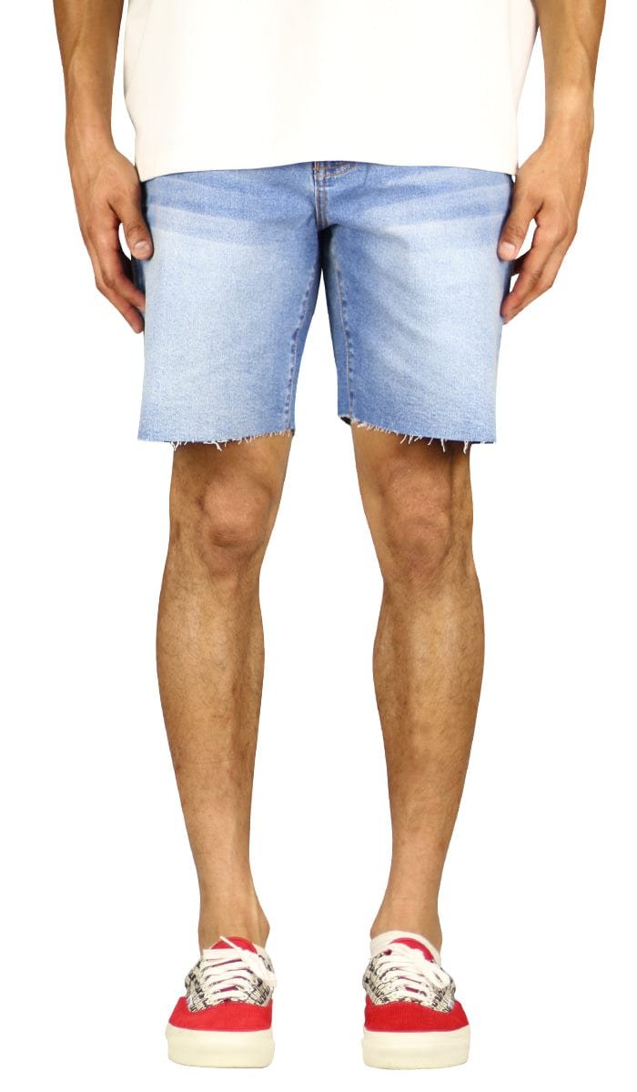 M. Blue Denim Shorts