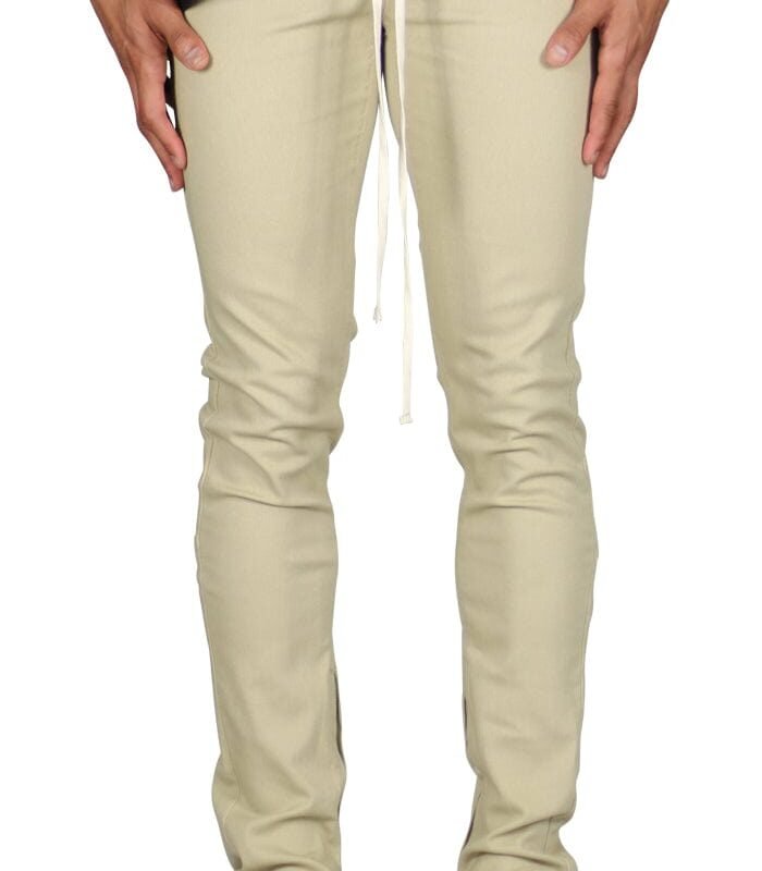 Khaki Zipper Pants