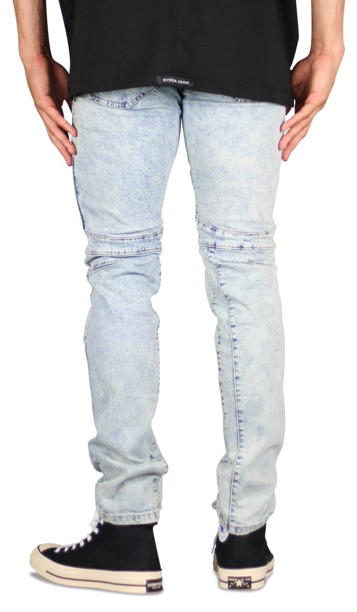 Hyper Blue Ara Biker Jeans - Image 6