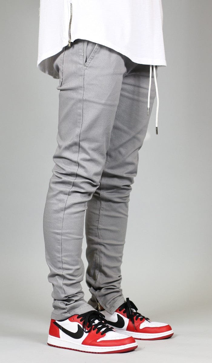 Gray Zipper Pants - Image 2
