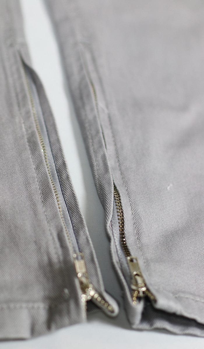 Gray Zipper Pants - Image 9