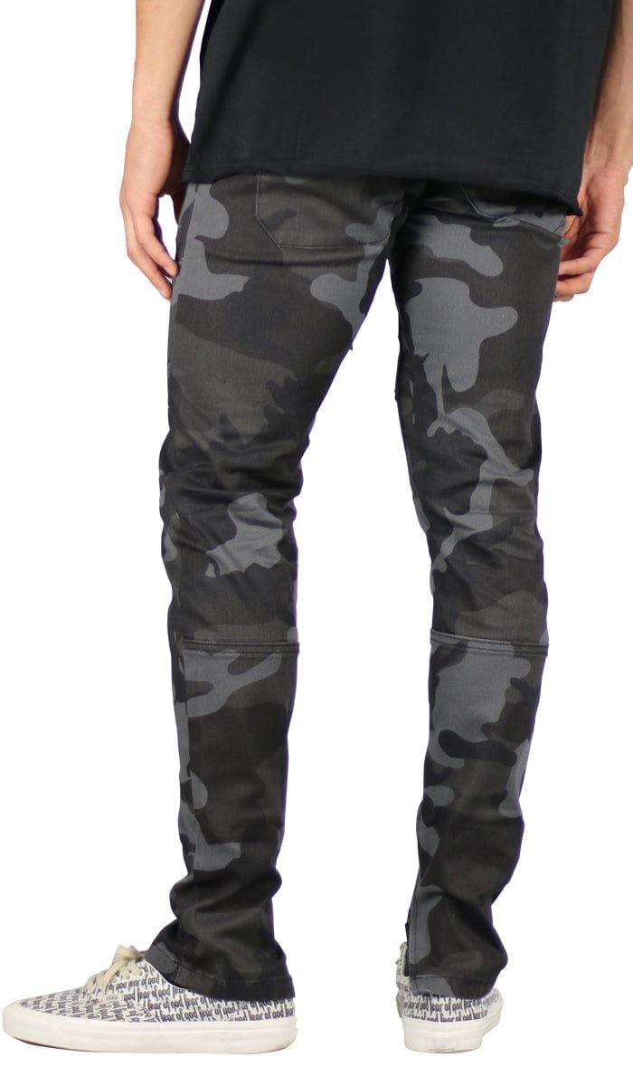 Black Camo Zipper Pants - Image 5
